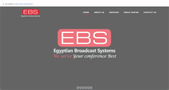 Desktop Screenshot of ebs-eg.net